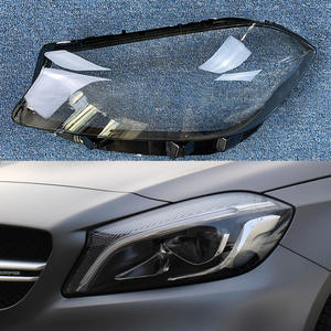 Para <span class=keywords><strong>Mercedes</strong></span> <span class=keywords><strong>Benz</strong></span> W176 Clase A A180 <span class=keywords><strong>A200</strong></span> A260 A45 AMG <span class=keywords><strong>2017</strong></span> 2018 faro de coche lente transparente cubierta de carcasa de coche - Product Image 1