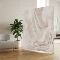 Support d'affichage à montage rapide sans outils avec toile de fond personnalisée pour photomaton, idéal pour les salons professionnels et la décoration de fond d'événements festifs