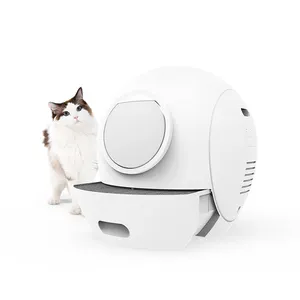 CLB001 Schnelle Lieferung Selbst reinigende Smart Cat Katzen toilette Automatische Katzen toilette mit APP