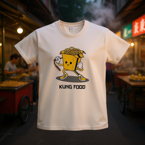 Camiseta If Food By Melonseta, unisex, talla mediana para adultos, diseño Kung Food, camiseta gráfica divertida - Product Image 3
