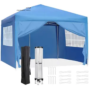 3X3M Outdoor Camping Waterdichte Tentoonstelling Tenten Draagbare Tent Parkeerschuur Carport Tent