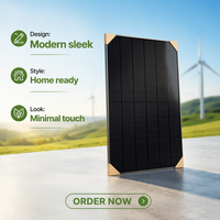 Panneau solaire bifacial 550W PERC demi-cellule double vitrage tout noir module photovoltaïque 2278x1134x35mm montage sur toit