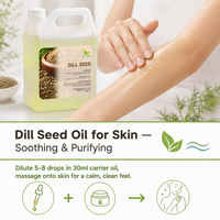 Huile essentielle de graines d'aneth de qualité alimentaire, distillée à la vapeur, pour diffuseur d'aromathérapie et soins de la peau, vente en gros, certifiée USDA