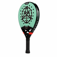 Raquette de padel professionnelle légère sur mesure fabriquée en usine OEM, en fibre de carbone 18K