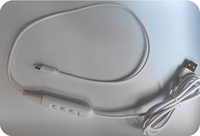 Gradateur LED à bouton de luminosité alimenté par USB DC5V avec télécommande RF à 3 touches et fonction de mémoire pour bande COB couleur unique