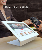 Support de comptoir universel pour tablette POS pour iPad 10 pouces Support de montage sur table Kiosque POS Support d'enclosure