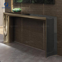 Table console moderne luxe pour hôtel Villa meubles haut de gamme salon entrée décorative couloir contrôle porche Table