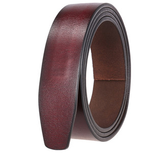 Hot販売Genuine <span class=keywords><strong>Leather</strong></span> Strap <span class=keywords><strong>Leather</strong></span> Without Ratchet <span class=keywords><strong>Belt</strong></span> Without Buckles Strap <span class=keywords><strong>Belt</strong></span> - Product Image 2