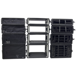 HDPE 2U 3U 4U 6U 8U 12U 14u 16u 19 inch máy chủ âm thanh mixer khuếch đại Giá nhựa trường hợp chuyến bay - Product Image 3