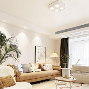 <b>Office</b> 3CCT Adjustable Recessed Round Square <b>Ceiling</b> <b>Light</b> 4-8 Inch 3W 6W 9W LED Panel <b>Light</b> IP44 Aluminum Home - Product Image 4