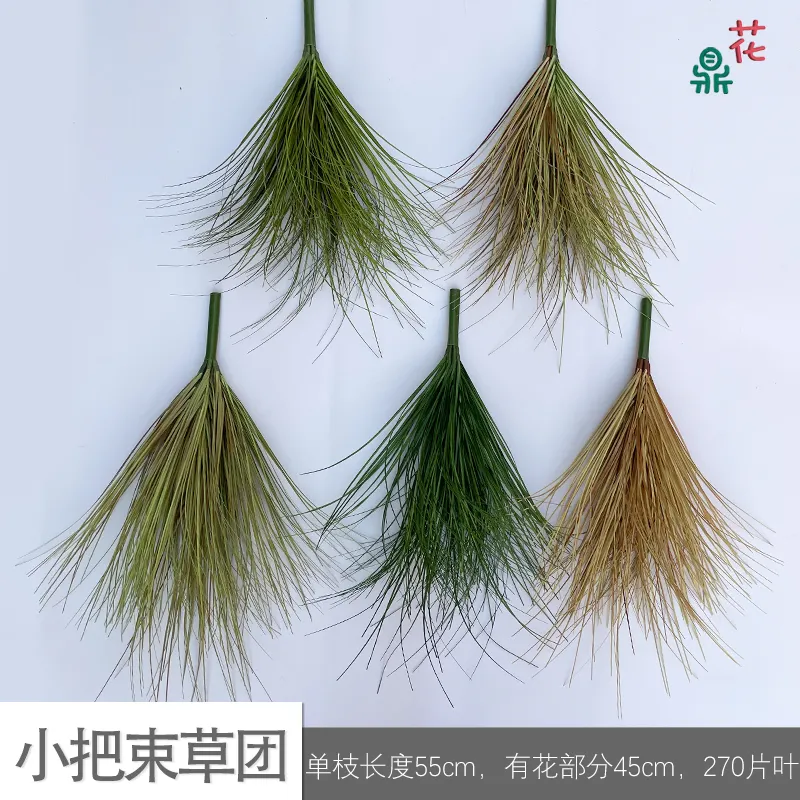 Simulation Small Bunches Of Grass European-Style Living Room Plant Potted Dried Flowers Decoration Nordic Artificial Flowers