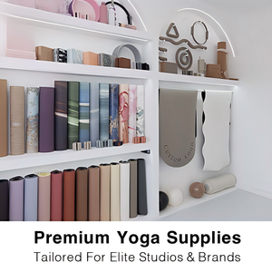 Tapis de <span class=keywords><strong>yoga</strong></span> antidérapant personnalisé en gros, tapis de Pilates en caoutchouc PU pour la gym, la maison, le fitness et l'exercice - Product Image 4