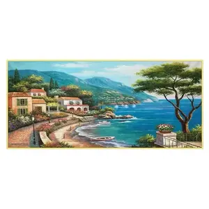 Groothandel Impressie Canvas Muurkunst Beroemde Italiaanse Olieverfschilderij Landschap Canvas Schilderij Handgemaakt Olieverfschilderij