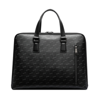 Sac à bandoulière Bopai de luxe en PVC durable, étanche, pour homme, pour ordinateur portable 15,6 pouces, sacoche de travail décontractée, vente en gros