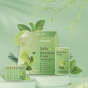 Factory Direct Sale Custom Private Label Alcohol-Free Fresh Taste Natural <b>Tooth</b> <b>Whitening</b> <b>Strips</b> - Product Image 4