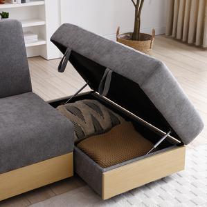 Modern Convertible Reclining Sleeper <b>Sofa</b> Multifunctional Double Folding <b>Sofa</b> <b>Bed</b> Storage Ottoman Box Drawer Living Room Hotel - Product Image 5