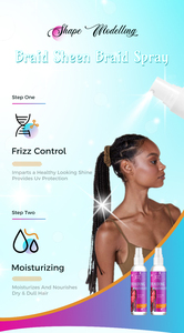 EVERYTHINGBLACK पौष्टिक सुखदायक चमकदार पकड़ बाल Dreadlock चोटी शीन अतिरिक्त स्प्रे - Product Image 3
