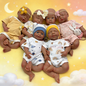 Muñeca Afroamericana <span class=keywords><strong>Reborn</strong></span>, Muñecas Bebé <span class=keywords><strong>Reborn</strong></span> de Piel Oscura, Juguete Suave, Anatómicamente Correcto, Muñecas <span class=keywords><strong>Reborn</strong></span> con Boca Abierta para Coleccionistas - Product Image 1
