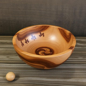 Cuenco de madera hecho a mano duradero y moderno con aspecto elegante para servir platos Pasta y uso diario - Product Image 1
