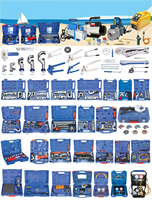 Kit d'outils d'expansion de tuyau en cuivre HVAC A/C de qualité industrielle bricolage CT-300 avec boîte à poignée en plastique OEM ODM pris en charge pour la réparation automobile