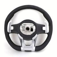 Volant de voiture personnalisé confortable en cuir pleine fleur semi-perforé pour Mercedes Benz W205 W212 W163 W164 X247 X166