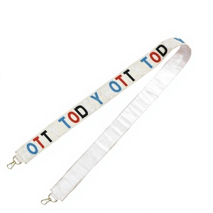 Colorful Satin <b>Lanyard</b> With Metal Hook Adjustable Strap For ID Cards Key Holders <b>Phone</b> Straps - Product Image 1