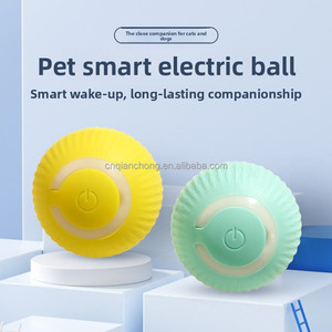 Köpekler için Akıllı Dönen Toplar Evcil Hayvan İnteraktif Oyuncakları Hareketli Oyuncak Elektrikli Hareket Eden Çiğneme Topu Sesli Köpek Oyuncak Topu İpli - Product Image 2