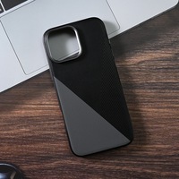 Coque de protection pour téléphone Apple iPhone 13 14 15 16 Pro Max, luxe, affaires, anti-chute, simple, premium, étui de protection