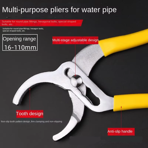 Kit de reparación de plomería para baño, llave ajustable que incluye llave abierta grande para uso en baño - Product Image 2