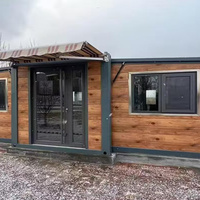Maison conteneur préfabriquée CE extensible, maison modulaire préfabriquée mobile de luxe, maison conteneur de 20 pieds ou 40 pieds, maison modulaire