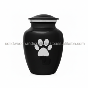 Urnas conmemorativas para mascotas de cremación de latón de alta calidad Urnas de recuerdo para mascotas funerarias Urnas de entierro con alta calidad a bajo precio - Product Image 1