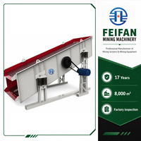 Ligne de production de concasseurs de matériaux en vrac à faible entretien FEIFAN, machine de criblage circulaire vibrante à moteur, vente chaude