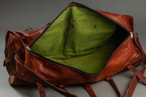 Sac de voyage de luxe portable en cuir véritable 100 % authentique, idéal pour le sport, les week-ends et les voyages d'affaires pour hommes – Vente chaude - Product Image 5