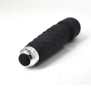 Silicone figa <span class=keywords><strong>Vagina</strong></span> clitoride capezzolo collo posteriore massaggio completo del corpo bastone vibrante bacchetta ricaricabile vibratore giocattoli del sesso - Product Image 6