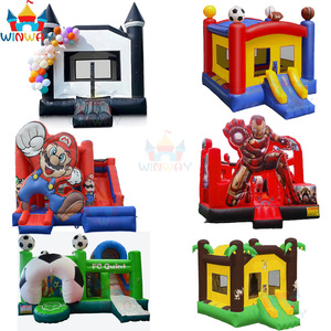 Sân chơi ngoài trời Kid đồ chơi trò chơi trượt nước bouncy nhảy nhà Bouncer <span class=keywords><strong>Inflatable</strong></span> lâu đài tùy chỉnh Unisex 1 mảnh winway - Product Image 6