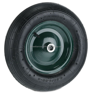New Market Pneumatic Wheel Inflated <strong>Tyre</strong> Tube Wheel with Metal Steel Rim Brouette De Roue Pneu for Market <strong>Wheelbarrow</strong> - Product Image 2