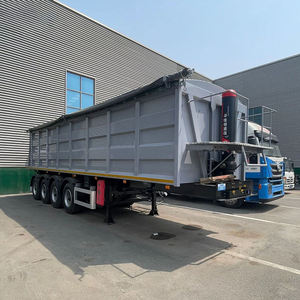 Semi-remorque benne basculante arrière sur mesure, neuve, 2 essieux, 50 tonnes, en acier - Product Image 5