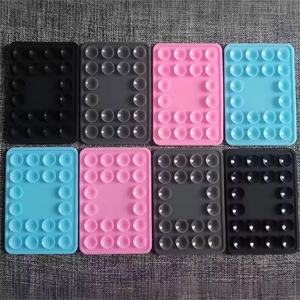 Support de téléphone en silicone à ventouse, vente en gros, logo personnalisable, installation adhésive et compatibilité murale - Product Image 6