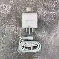 Pengisi daya Cepat Ponsel pintar 3USB QC 3.0, adaptor pengisi daya dinding cepat dengan kabel data mikro untuk Tipe c
