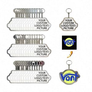 Breloques personnalisées en acrylique pour téléphones portables, porte-clés personnalisés avec anneaux pour sacs à dos, couples, animaux, personnages de dessins animés - Product Image 1