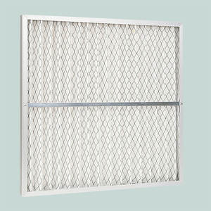 Có thể giặt xếp li Bảng điều chỉnh bộ lọc trước công nghiệp HVAC Bộ lọc không khí 20x20x1 25x20x4 AC lò Bộ lọc không khí cho hệ thống thông gió nhà - Product Image 2