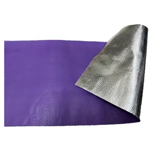 Kain tenun alumunium foil, kain pelindung panas Sarung atap bercahaya