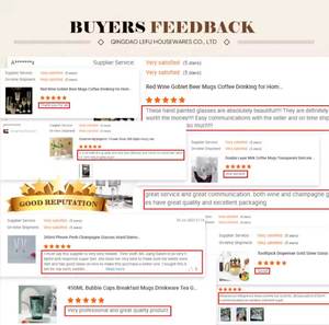 Mushroom Lemon Pumpkin Pattern Tazas de vidrio resistentes al calor <span class=keywords><strong>con</strong></span> asa para el desayuno Leche Café - Product Image 6