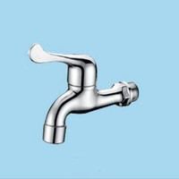 Robinets de haute qualité robinets de chauffage de l'eau salle de bain en plastique robinet de lavage évier simple vanne froide robinet allongé