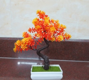 Flor de plantas en maceta verde Artificial 2024 para interior, habitación, dormitorio, Decoración de mesa, jardín, decoración de boda, adorno al aire libre - Product Image 6