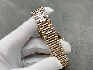 2025 High Quality <b>Men's</b> Mechanical <b>Watch</b> with Green Dial and Gold Band, Weekly Calendar - Product Image 5