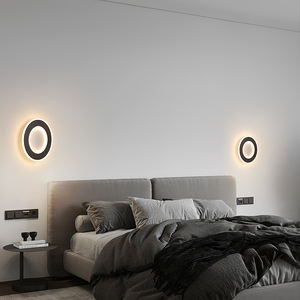 Lámparas <span class=keywords><strong>de</strong></span> <span class=keywords><strong>Pared</strong></span> LED Minimalistas Modernas para el Hogar e Interiores, Mesitas <span class=keywords><strong>de</strong></span> <span class=keywords><strong>Noche</strong></span> con Control Táctil - Product Image 2