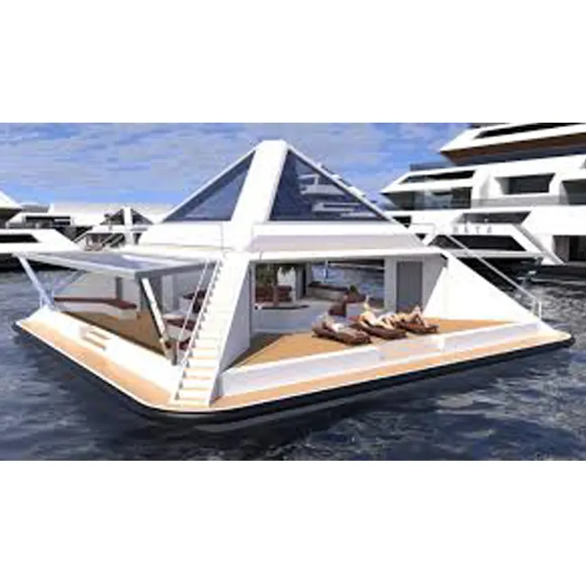 Modern water floating architecture floating building resort water house