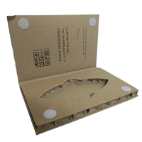 Emballage en carton ondulé rigide recyclable en forme de nid d'abeille pour boîtes en papier, emballages écologiques en nid d'abeille