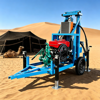 Foreuse de puits d'eau sur chenilles Mikton MKD-150 économique, alimentée au diesel, profondeur max. 180 m, portable pour usage individuel